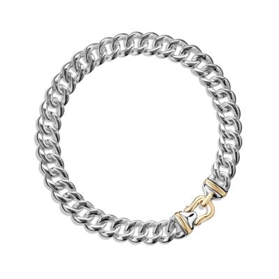 David Yurman	Cable Buckle Chain Necklace with 14K Gold