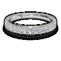 ritani women's french-set diamond wedding ring