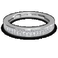 ritani women's micropavé diamond eternity wedding ring