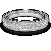 ritani women's micropavé diamond braided wedding ring