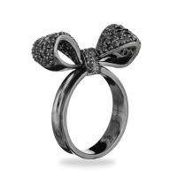 ritani diamond curved hoop earrings