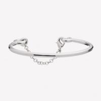 eddie borgo stacker chain cuff bracelet silver