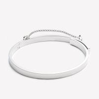 eddie borgo extra thin safety chain bracelet silver