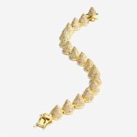 eddie borgo pave small 17 cone bracelet gold