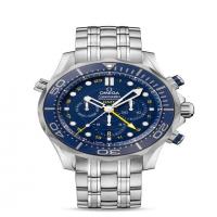 omega diver 300m co-axial gmt chronograph 44 mm