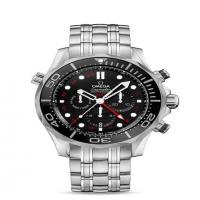 omega diver 300m co-axial gmt chronograph 44 mm
