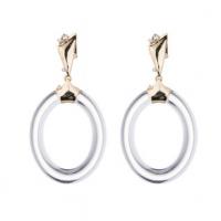 alexis bittar liquid metal hoop post earring
