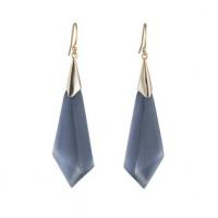 alexis bittar faceted wire earring