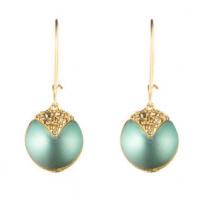 alexis bittar origami inlay dangling sphere earring