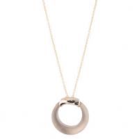 alexis bittar circle pendant necklace