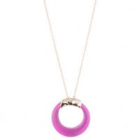 alexis bittar circle pendant necklace