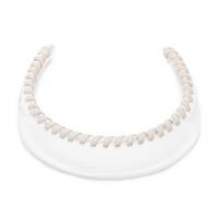 alexis bittar leather wrapped lucite collar necklace