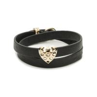 alexis bittar heart slider leather wrap bracelet