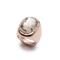 alexis bittar crystal encrusted halo stone ring