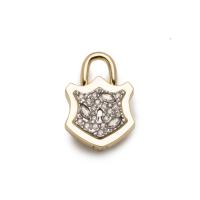 alexis bittar gold tone pavÃ© locket slide