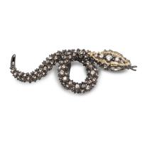 alexis bittar coiled pavÃ© snake slide