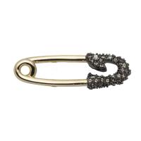alexis bittar two tone pavé safety pin slide