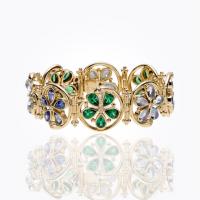 temple st. clair	18k trio bracelet with royal...