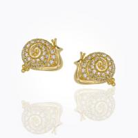 temple st. clair	18k swan coin earrings with ...