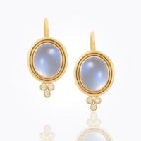 temple st. clair	18k sorcerer earrings with m...