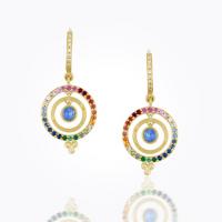 temple st. clair	18k honeycomb earrings