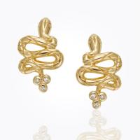 temple st. clair	18k double drop earrings wit...