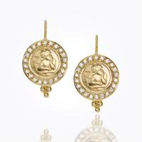 temple st. clair	18k blossom drop earrings wi...