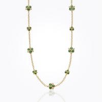 temple st. clair	18k royal bee & pod necklace