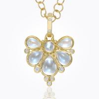 temple st. clair	18k tree of life locket with diamond