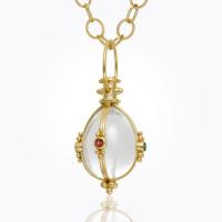 temple st. clair	18k cosmos pendant with roya...
