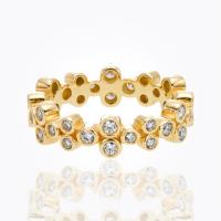 temple st. clair	18k bombe ring with royal bl...