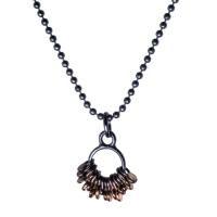 tara hutch 22k gold tassel necklace