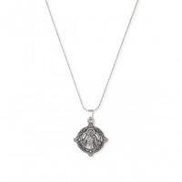 alex and ani	fish hook two tone adjustable necklace | david lynch foundation