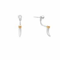 alex and ani	deep ocean spearhead earrings