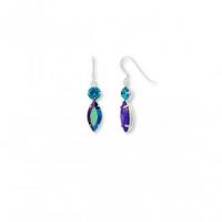 alex and ani	deep ocean spearhead earrings