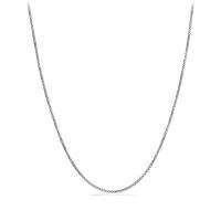 david yurman	baby box chain necklace with an accent of 14k gold, 1.7mm