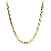 david yurman	hampton cable link necklace in 18k gold