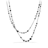 david yurman	bijoux bead and chain necklace with black onyx and hematine