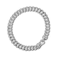 david yurman	cable buckle chain necklace with diamonds