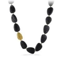 david yurman	dy signature lava necklace with 18k gold