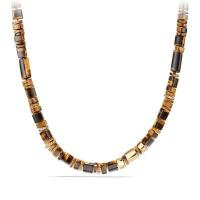 david yurman	nevelson bead necklace with black onyx in 18k gold