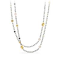 david yurman	bijoux bead necklace with south sea pearls and citrine in 18k gold