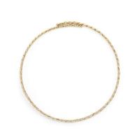 david yurman	pavÃ©flex single row necklace with diamonds in 18k gold