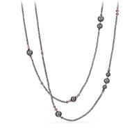 david yurman	oceanica tweejoux necklace with pearls, hematine and rhodolite garnet