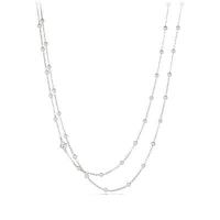 david yurman	bead chain necklace with pearls