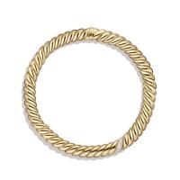 david yurman	hampton cable necklace with diamonds in 18k gold