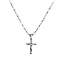 david yurman	cable classics cross necklace with diamond