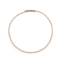 david yurman	pavéflex single row necklace with diamonds in 18k rose gold