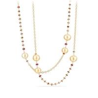 david yurman	petite pavÃ© lock and key charm necklace with diamonds