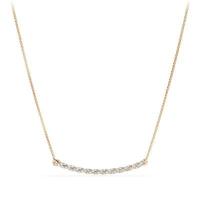 david yurman	paveflex station necklace with diamonds in 18k gold